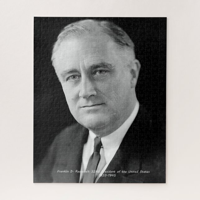 Puzzle Franklin D. Roosevelt 32e Président des États-Unis (Vertical)