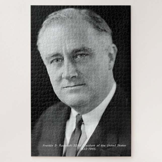 Puzzle Franklin D. Roosevlt 32e président des États-Unis (Vertical)