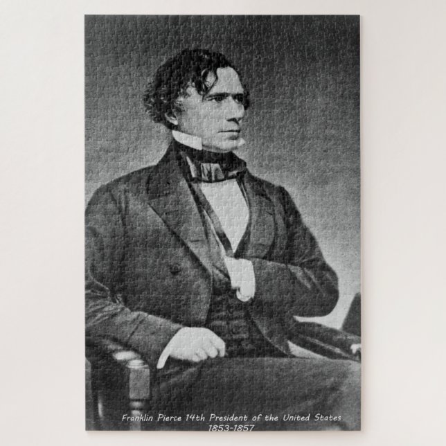 Puzzle Franklin Pierce 14e président des États-Unis. (Vertical)