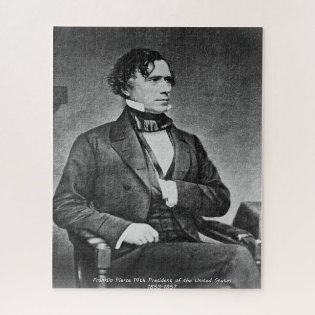 Puzzle Franklin Pierce 14e président des États-Unis. (Vertical)