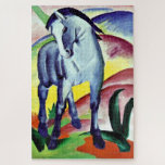 Puzzle Franz Marc - Cheval Bleu I<br><div class="desc">Blue Horse I,  peinture animale de l'artiste expressionniste allemand Franz Marc,  1911. L'auteur est mort en 1916,  donc cette oeuvre est du domaine public dans son pays d'origine et d'autres pays et zones où la durée du droit d'auteur est la vie de l'auteur plus 100 ans ou moins.</div>