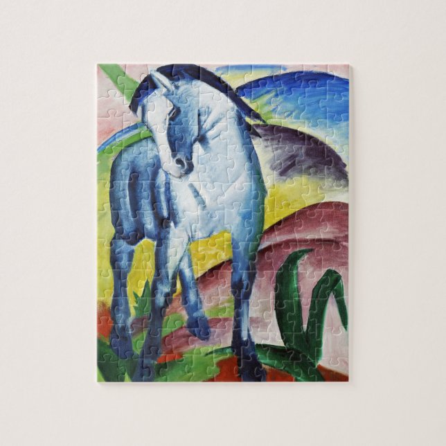 Puzzle Franz Marc Cheval bleu moderne I Art expressionnis (Vertical)