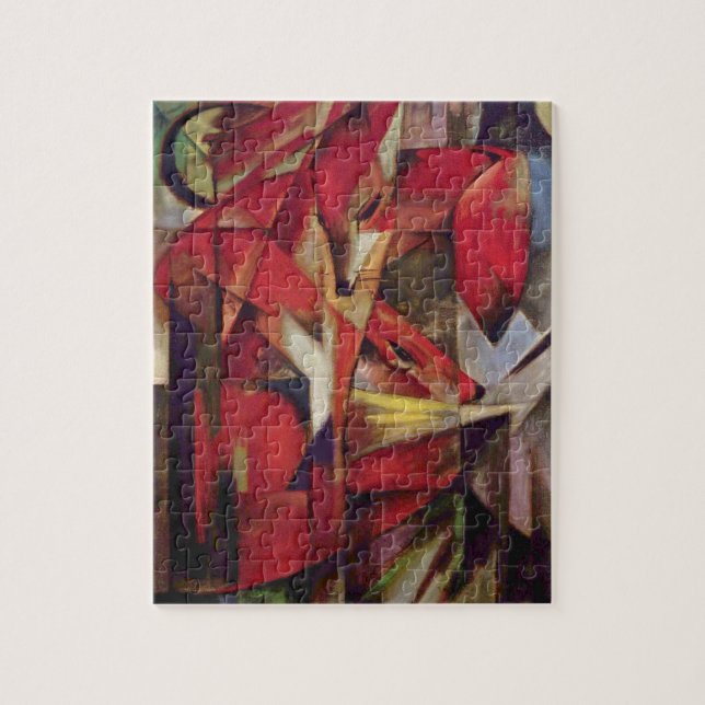 Puzzle Franz Marc - renards (Vertical)