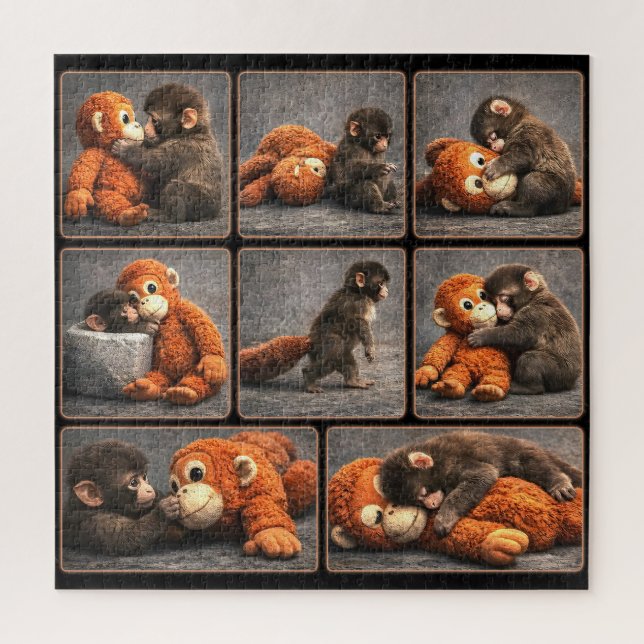 Puzzle Frappez le bébé singe (Vertical)