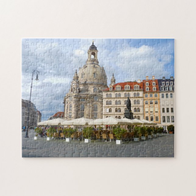 Puzzle Frauenkirche Dresde Allemagne. (Horizontal)