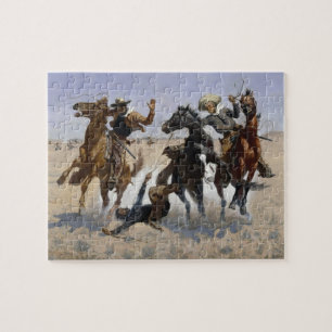 Puzzle Frederic Remington - Aidez un camarade