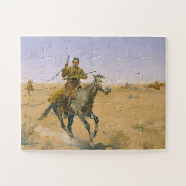 Puzzle Frédéric Remington La Fuite 1895 (Horizontal)