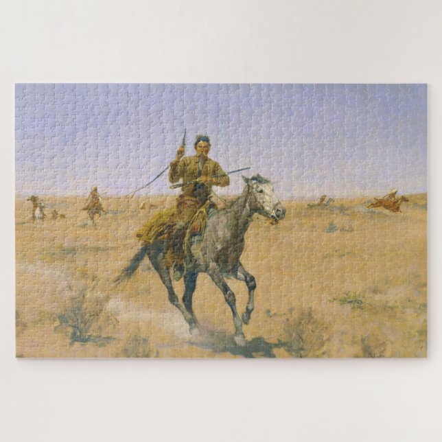 Puzzle Frederic Remington Le Vol 1895 (Horizontal)