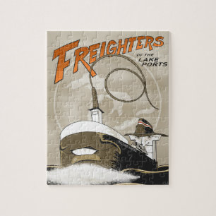 Puzzle Freighters of the Lake Ports