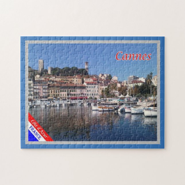 Puzzle French Riviera - Côte d'Azur - Cannes - (Horizontal)