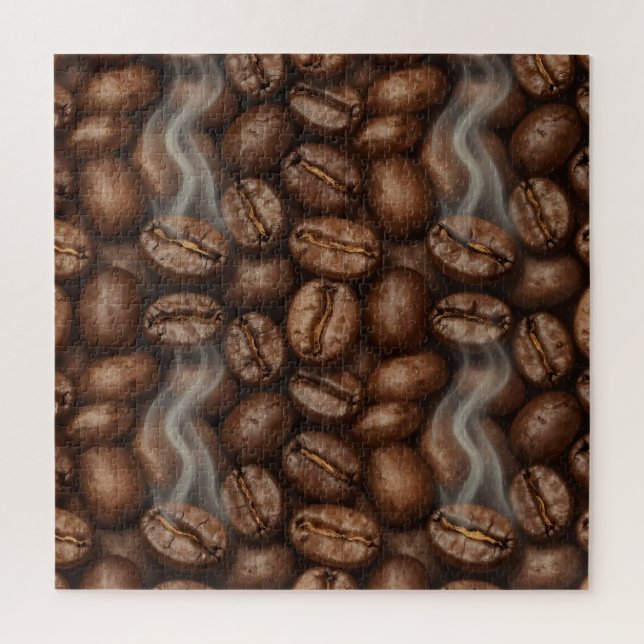 Puzzle Fresh Roasted Coffee Beans Steam Aroma (Vertical)