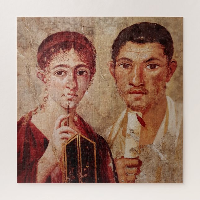 Puzzle Fresque du boulanger Terrentius Neo et de son épou (Vertical)