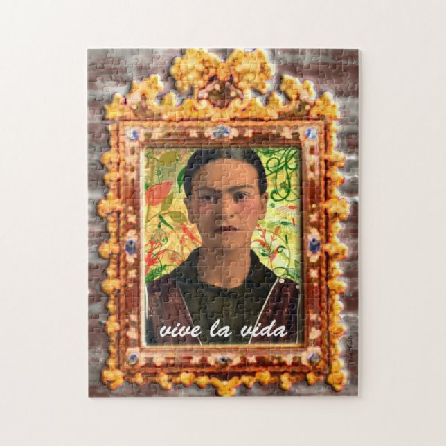 Puzzle Frida Kahlo Reflejando (Vertical)