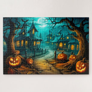 Puzzle Fried Halloween Haunted House après minuit