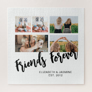 Puzzle Friends Forever Photo Collage Cadeau personnalisé 