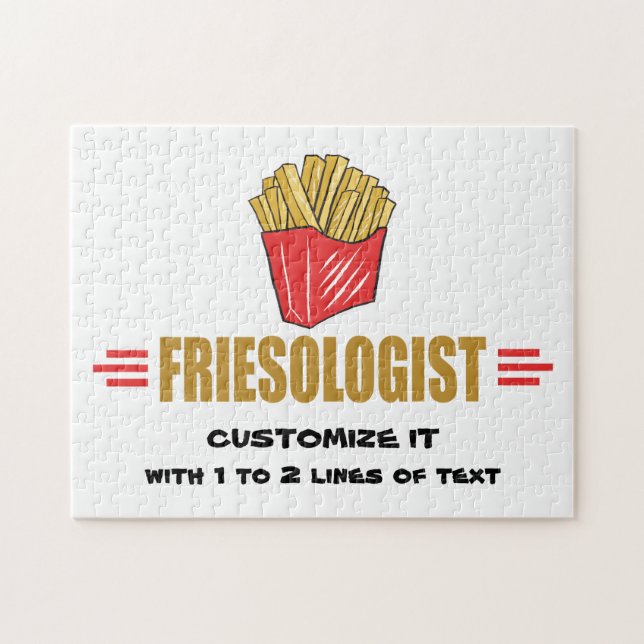 Puzzle Fries de France amusantes (Horizontal)