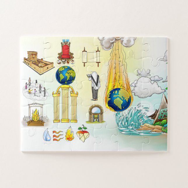 Puzzle Frise du Temps 1 – Les Fondements de la Création (Horizontal)