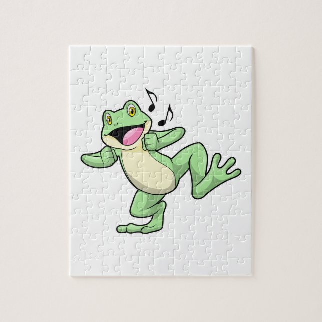 Puzzle Frog Music Dance (Vertical)