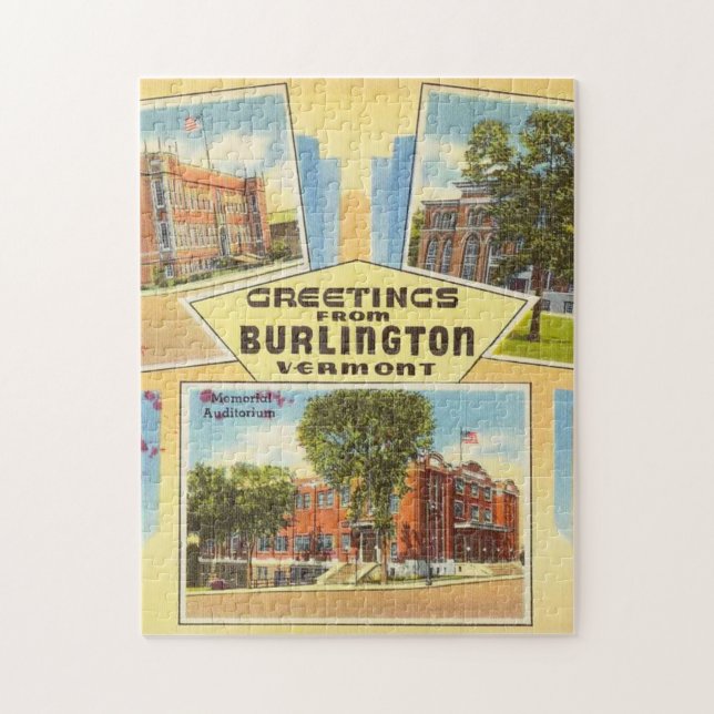 Puzzle From Burlington Vermont (Vertical)