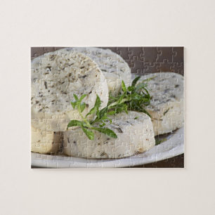 Puzzle fromage de chèvre français - chèvre - avec des her
