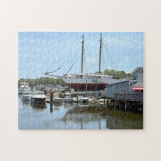 Puzzle Front de mer panoramique à Kennebunkport Maine (Horizontal)