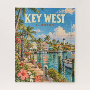 Puzzle Front de mer vintage de Key West Floride