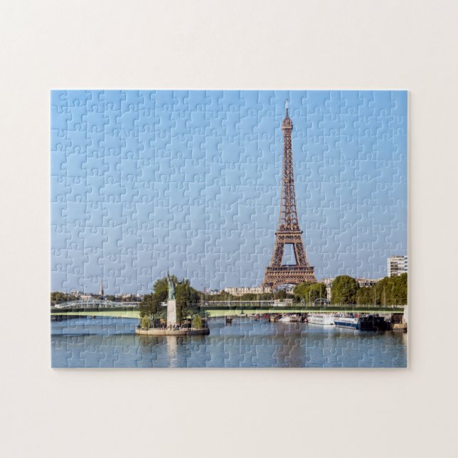 Puzzle Front de Seine et Tour Eiffel - Paris, France (Horizontal)
