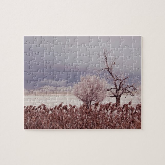 Puzzle Frosty Utah Mountain Morning - 8x10 - 110 pc (Horizontal)