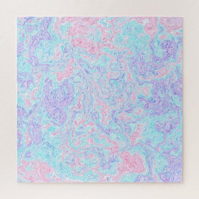Puzzle Frottes de bonbons en coton (Vertical)