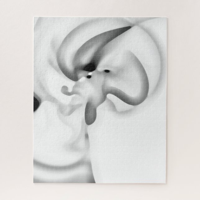 Puzzle Frozen : gris Abstrait, blanc et noir (Vertical)