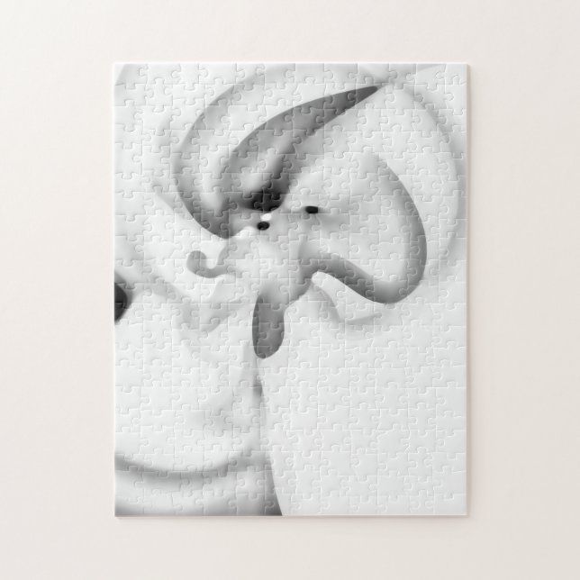 Puzzle Frozen : gris Abstrait, blanc et noir (Vertical)