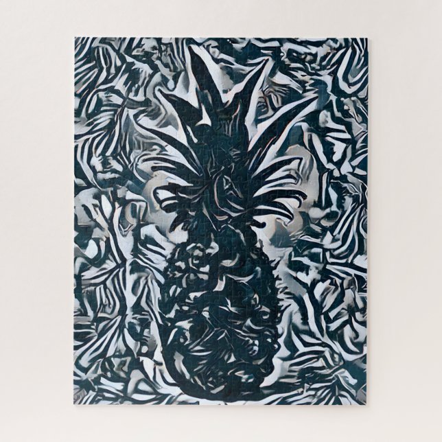 Puzzle Fruit d'ananas Abstrait coloré Difficile (Vertical)