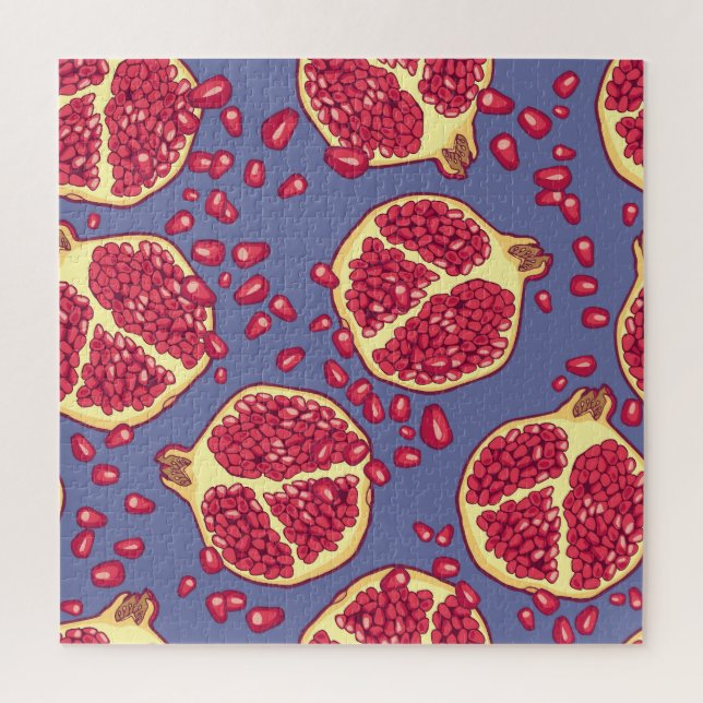 Puzzle Fruit de grenade Conception Motif transparente (Vertical)