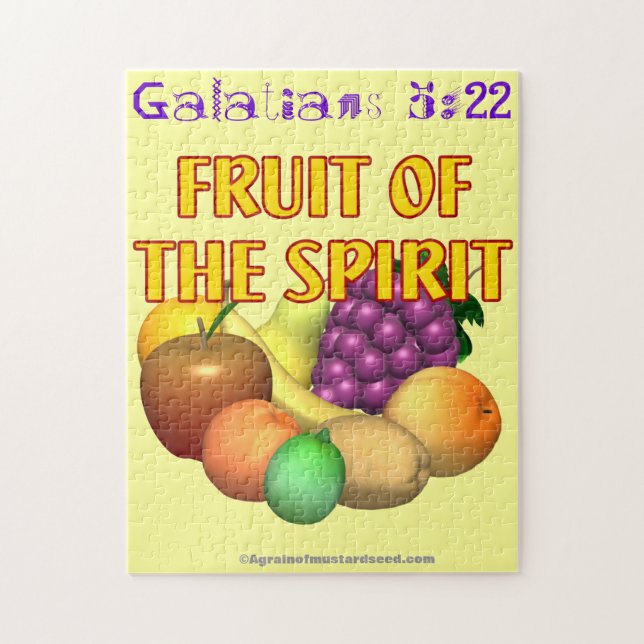 Puzzle Fruit de l'Esprit (Vertical)