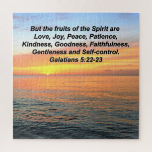 PUZZLE FRUIT GALATIEN DE LA BIBLE SPIRITE VERSE