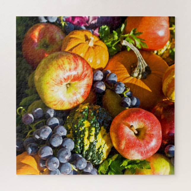 Puzzle Fruits et légumes à la bonté (Horizontal)