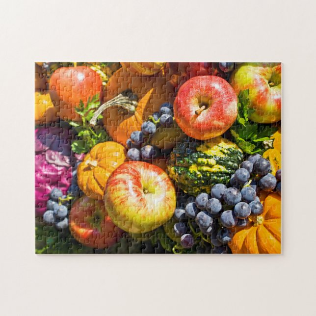 Puzzle Fruits et légumes à la bonté (Horizontal)