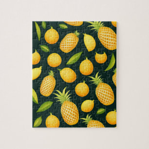 Puzzle Fruits Jaunes Et Ananas