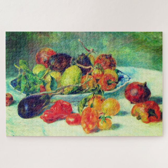 Puzzle Fruits of the Midi (1881) by Pierre-Auguste Renoir (Horizontal)