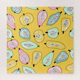 Puzzle Fruits tropicaux : Motif d'impression dynamique
