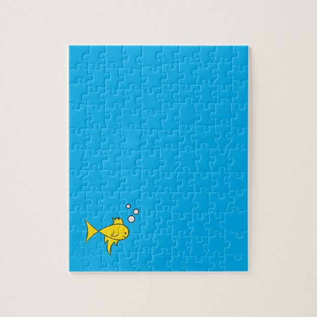 Puzzle Frustrer Le Poisson D'Or De Natation (Vertical)
