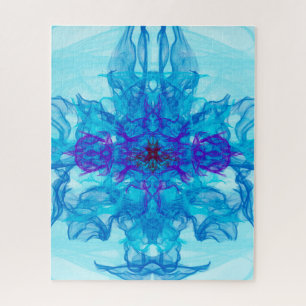 Puzzle FUMÉE BLEUE - Art Fractal -