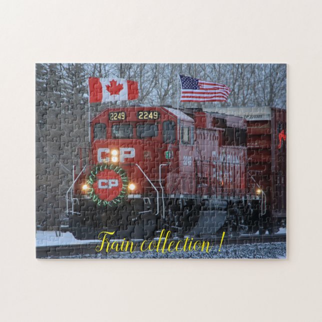Puzzle Fun Art Train Famille (Horizontal)