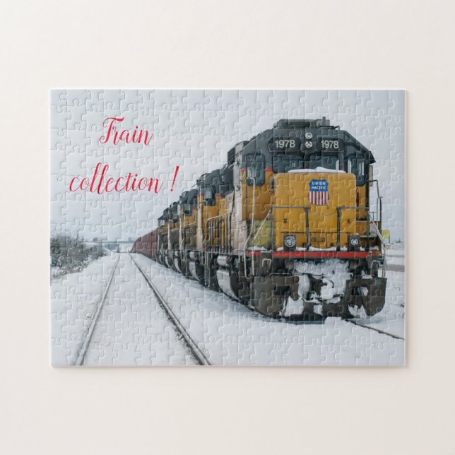 Puzzle Fun Art Train Famille (Horizontal)