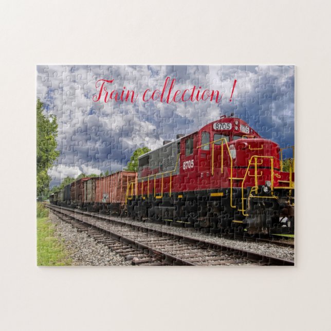Puzzle Fun Art Train Famille (Horizontal)