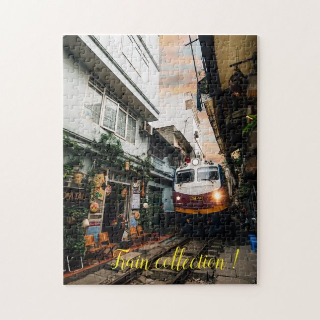 Puzzle Fun Art Train Famille (Vertical)