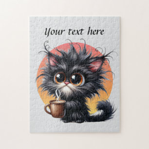 Puzzle Fun coffee cat ajouter