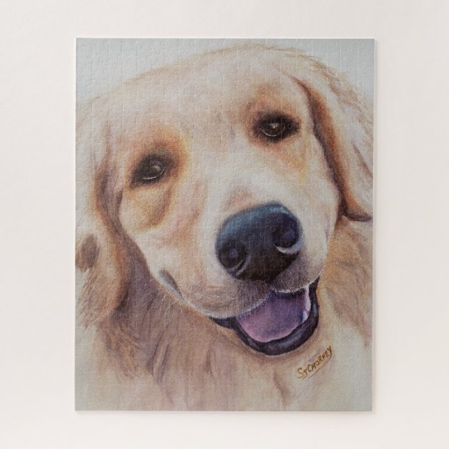 Puzzle Fun Golden Labrador (Vertical)