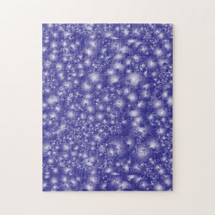 Puzzle Fun PURPLE Abstrait Encre Super motif Splash