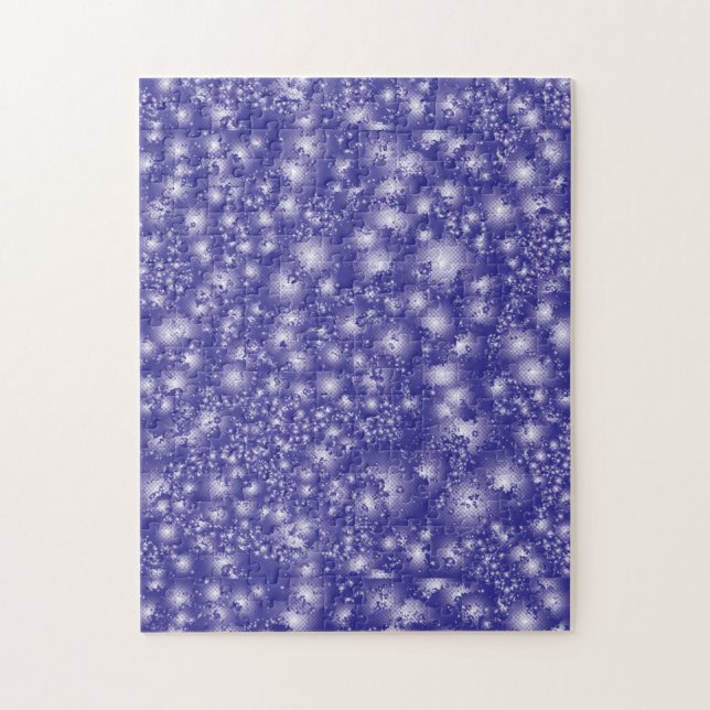 Puzzle Fun PURPLE Abstrait Encre Super motif Splash (Vertical)